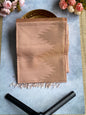 Dusty Peach Silk Saree