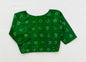 Emerald Green Mirror Dot Blouse