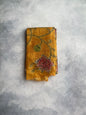 Tussar Kalamkari Kantha Blouse Piece (Yellow)