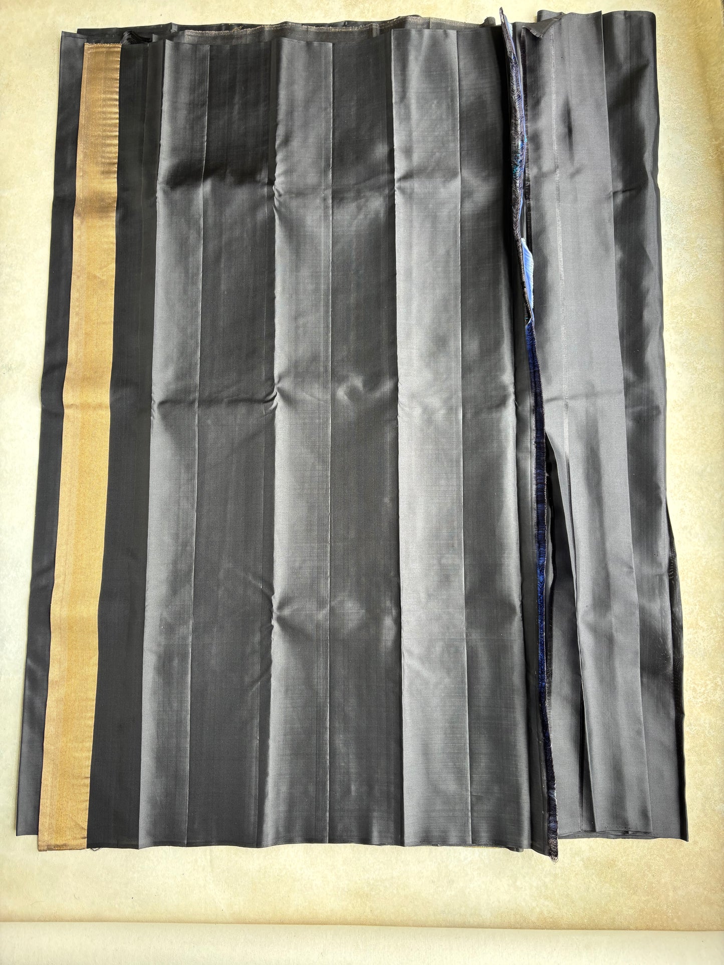 Kanchi Black Soft Silk Saree