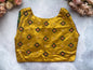 Golden Radiance Pure Silk Embroidered Blouse