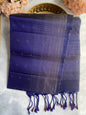 Royal Indigo Handwoven Silk Saree