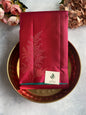 Ruby Rose Handwoven Silk Saree