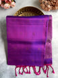 Violet Pink Handwoven Silk Saree
