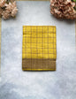 Mustard Yellow Tussar Silk Saree