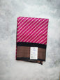 Magenta Pink Leheriya Tussar Silk Saree