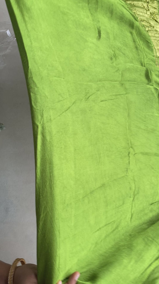 Sea Green Modal Silk Saree