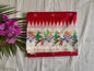 Red Ikkat Hand Oven Silk Saree - Ikkat Silk Saree